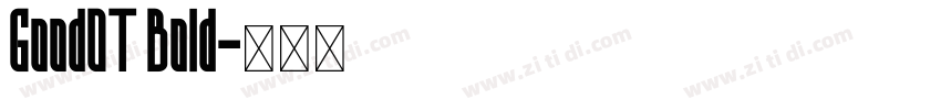 GoodOT Bold字体转换